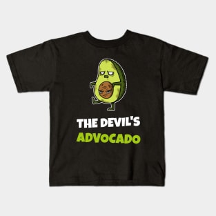 Halloween Cute Avocado Zombie Kids T-Shirt